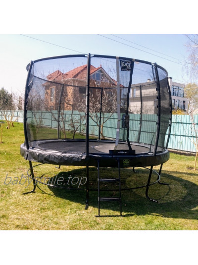 Батут EXIT Елегант Преміум 366 cm чорний